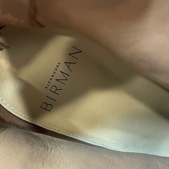 Alexandre Birman Women's Light Beige Leather Zip Up Susanna 85 Bootie sz 36/US 6 - Picture 9 of 13
